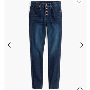 Madewell 9" Mid-Rise Skinny Button-Front Edition